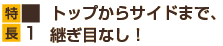 ����1�F�g�b�v����T�C�h�܂ŁA�p���ڂȂ��I