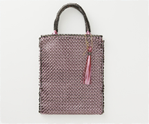 「咲きおり」で織るきらきらバッグ