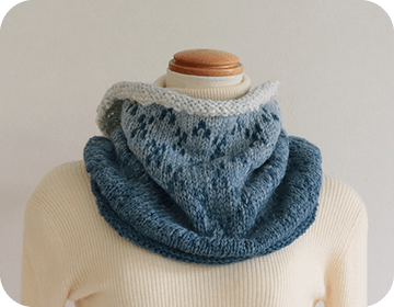 編み込みスヌード