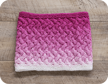 アランのネックウォーマー