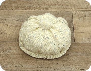 トップしぼりのベレー（大人）