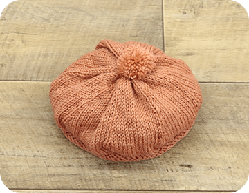 トップしぼりのベレー（子ども）