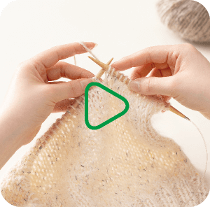 動画で見る基本の編み方