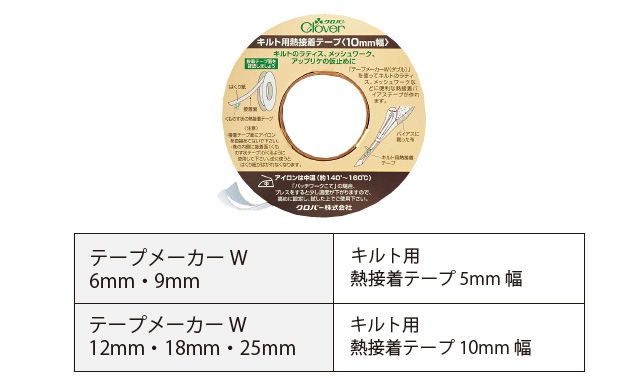 キルト用熱接着テープ