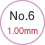 No.6 1.00mm