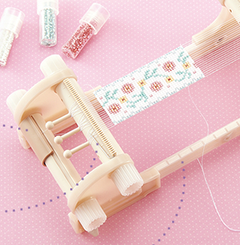 クロバー ビーズ織り機