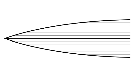 針軸に沿って研磨加工を施しています。