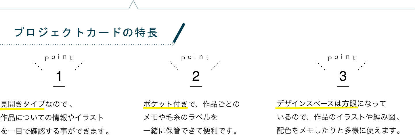 プロジェクトカードの特長